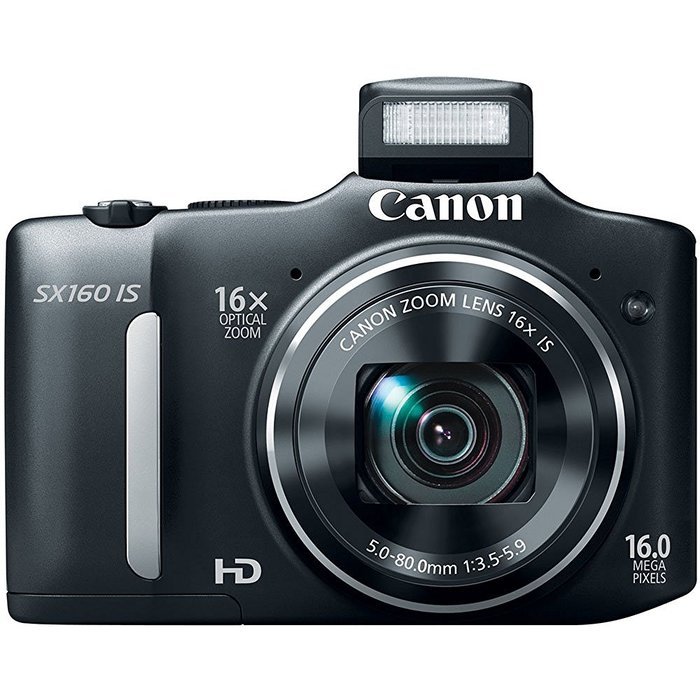 Canon PowerShot SX160 IS 16.0 MP Digital Camera (Old Model) with 16x Wide-Angle Optical Image Stabilized Zoom... N4