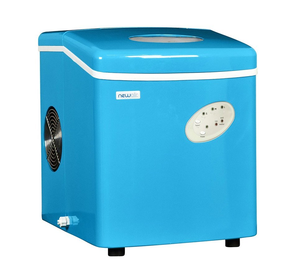 NewAir AI-100R 28-Pound Portable Icemaker, Red N49