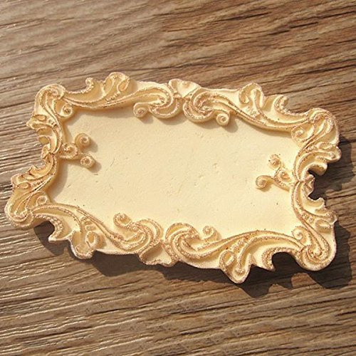 HT BAKEWARE | Classical Frame with Lovely Flower Border Silicone Mold N5