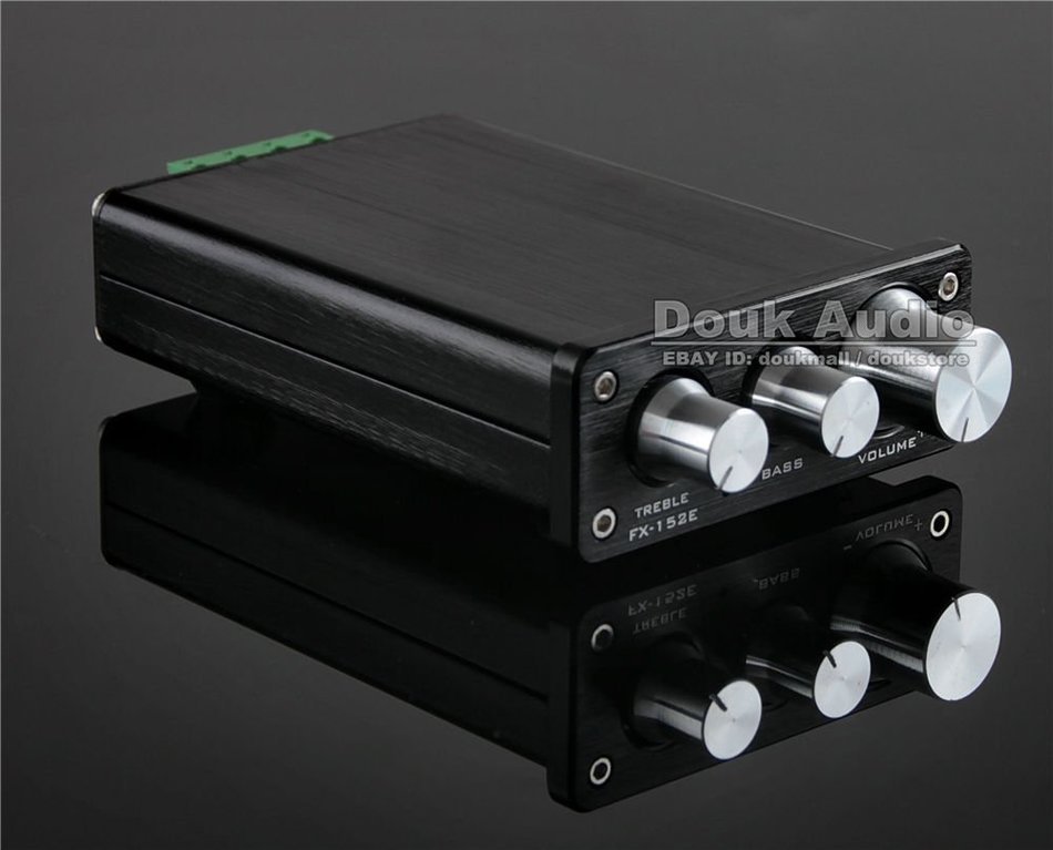 Mini TA2024 Digital Amplifier XR1075BBE Tone Control Treble& Bass HiFi Audio Amp N2