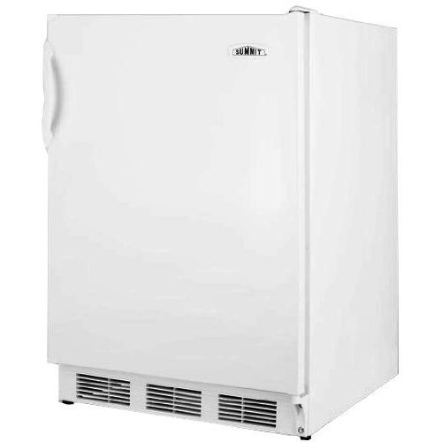Summit AccuCold AL650 5.1 Cu. Ft. Freestanding ADA Compliant Refrigerator-Freezer with Dual Evaporator Cycle Defrost...