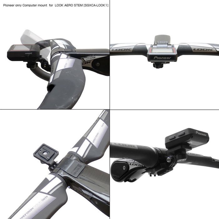 Rec-mounts&trade; Pioneer onry Computer mount for LOOK 695/795 AERO STEM[SGXCA-LOOK1] for CycloComputer SGX-CA500 N3