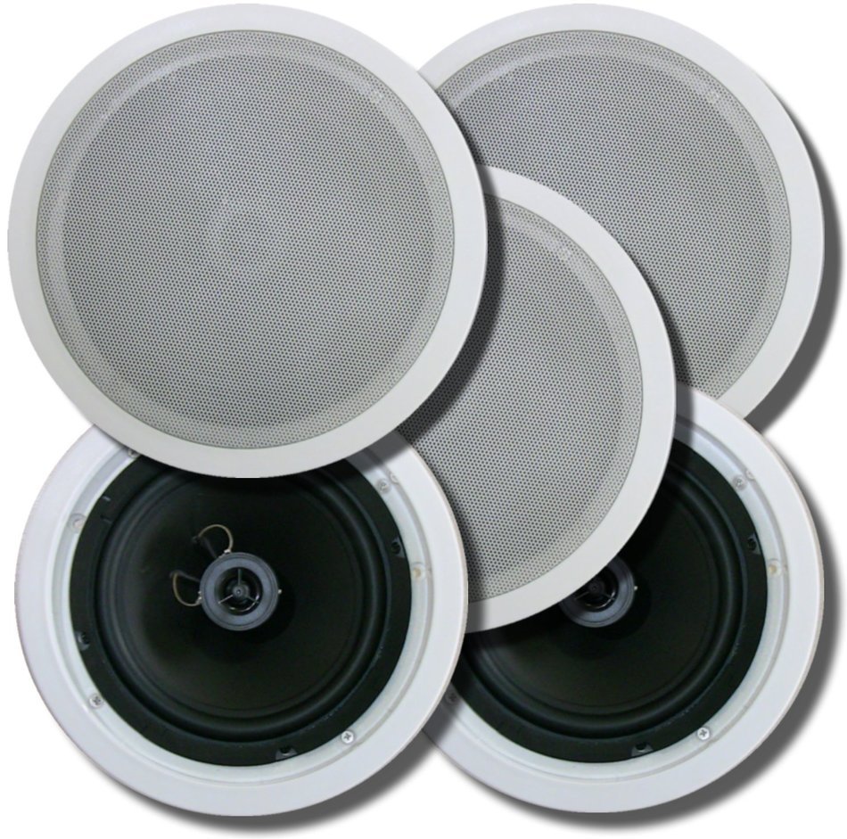 5 X Jmax QRS-801R, 2 Way Ceiling Speakers, for 5.1 Home Theatre System N2