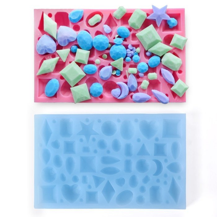 Anyana Diamond Gem jewels Silicone Fondant Mould Sugar Paste Cake Cupcake Icing