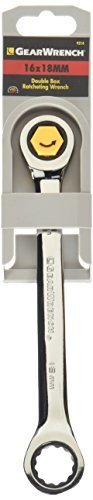 GearWrench 9214 16mm x 18mm Double Box Ratcheting Wrench by Apex Tool Group