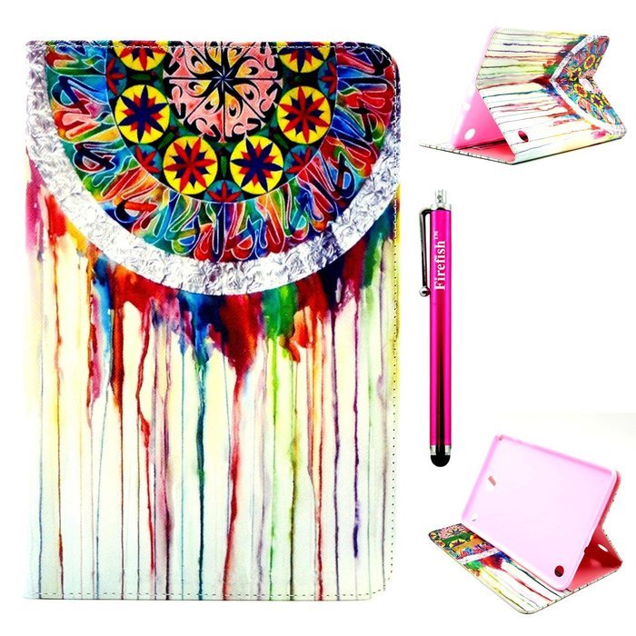 Tab A 9.7 Case, Firefish Kickstand Feature High Quality PU Leather Wallet with Card Slots Damage Resistance Case...