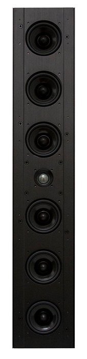 Earthquake Sound EWS-LA63 Edgeless Line Array In-Wall LCR Speaker (Black) N2