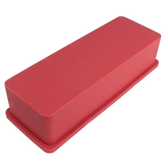 Freshware CB-105RD 12-Cavity Petite Silicone Mold for Soap, Bread, Loaf, Muffin, Brownie, Cornbread, Cheesecake... N6