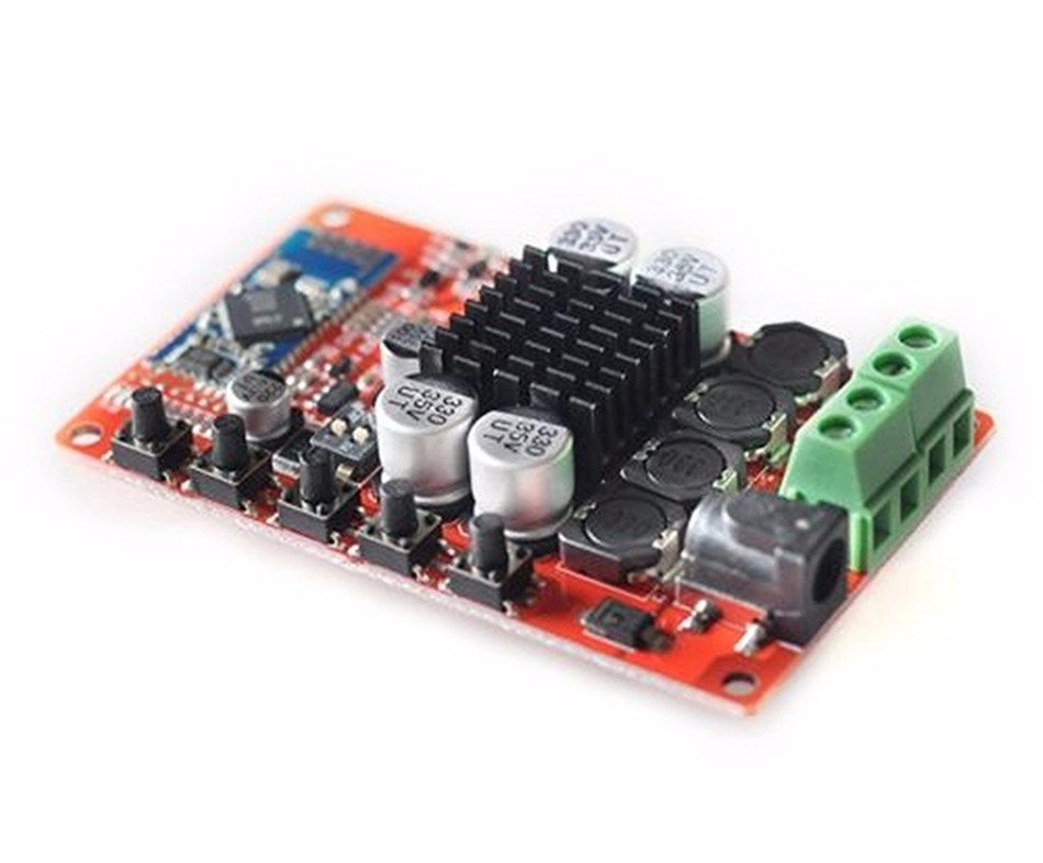 INSMA TDA7492P 50W+50W Dual Channel Wireless Bluetooth 4.0 Audio Receiver Digital Amplifier Board with 3.5mm Plug... N11