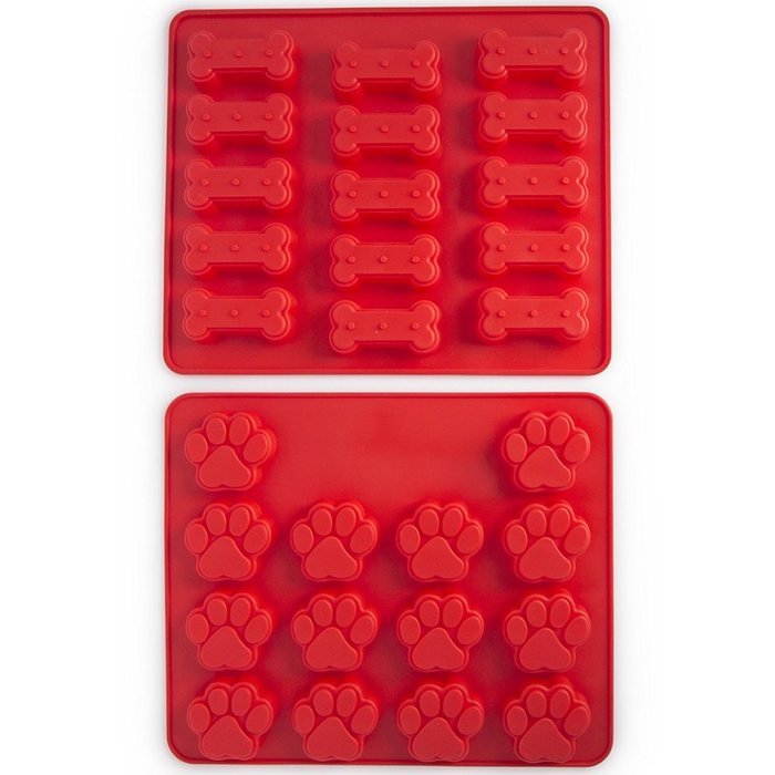 Ticent Dog Paws and Bones Cake Pan Baking Molds for Kids, Pets, Dog-lovers Cookie Treats, 100% Food Grade Silicone... N5