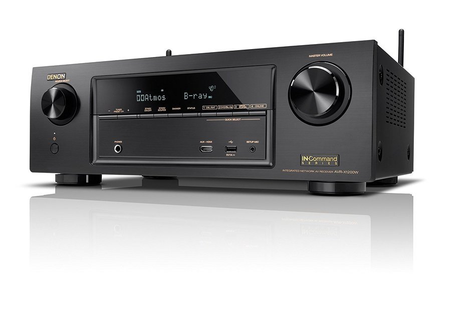 Denon AVR-X1200W 7.2 Channel Full 4K Ultra HD AV Receiver with Bluetooth and Wi-Fi N4