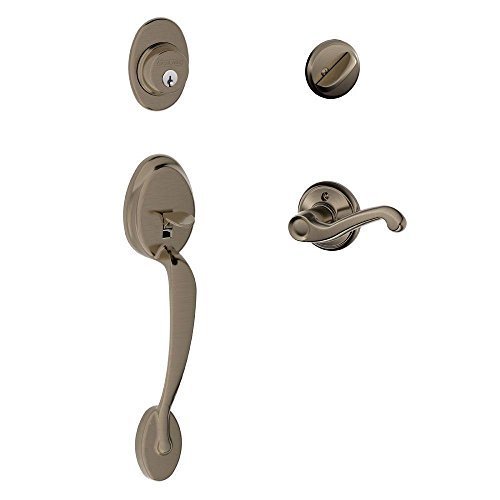 Schlage Lock Company F60 PLY 620 FLA LH Ingersoll-Rand Plymouth Handleset with Flair Interior Lever Left Hand...