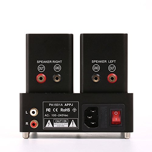 Gemtune APPJ PA1501A mini tube amplifier with 6AD10 tube(Silver)