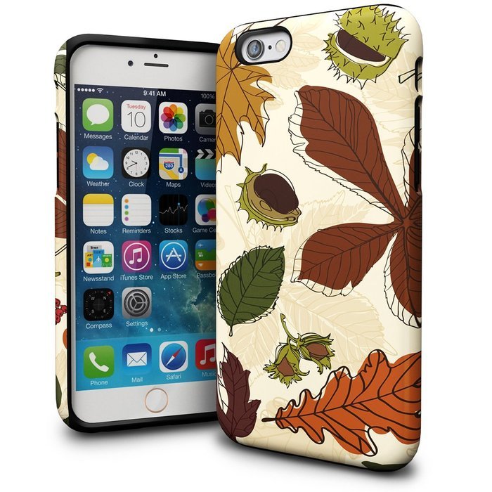 iPhone 6S Case, ZEBEC iPhone 6 Designer Pattern case [Shockproof]-[Dual Layer] Protective Slim Dual Hard Case... N26