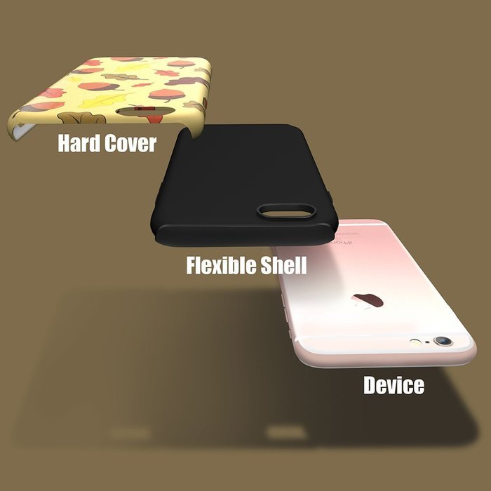 iPhone 6S Case, ZEBEC iPhone 6 Designer Pattern case [Shockproof]-[Dual Layer] Protective Slim Dual Hard Case... N29
