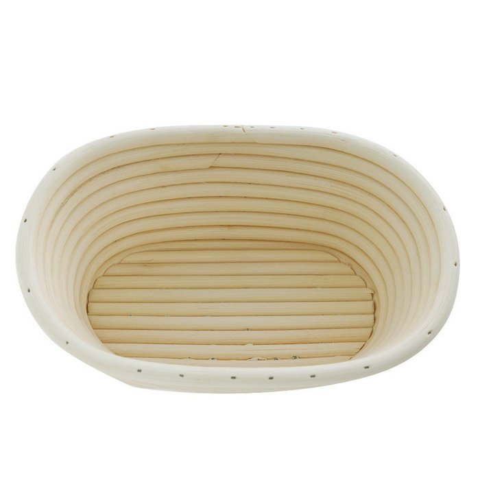 iEFiEL Sourdough Brotform Bread Dough Proofing Handmade Rising Rattan Banneton Basket (1, Medium Oblong (9.8*5.9... N22