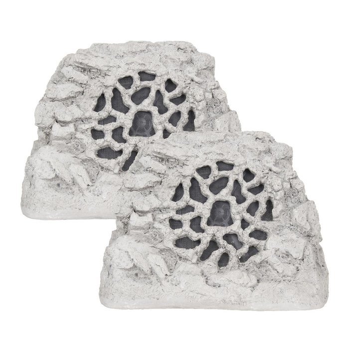 SpeakerCraft Ruckus 8 One Rock Landscape Speaker - Pair (Gray/Granite)