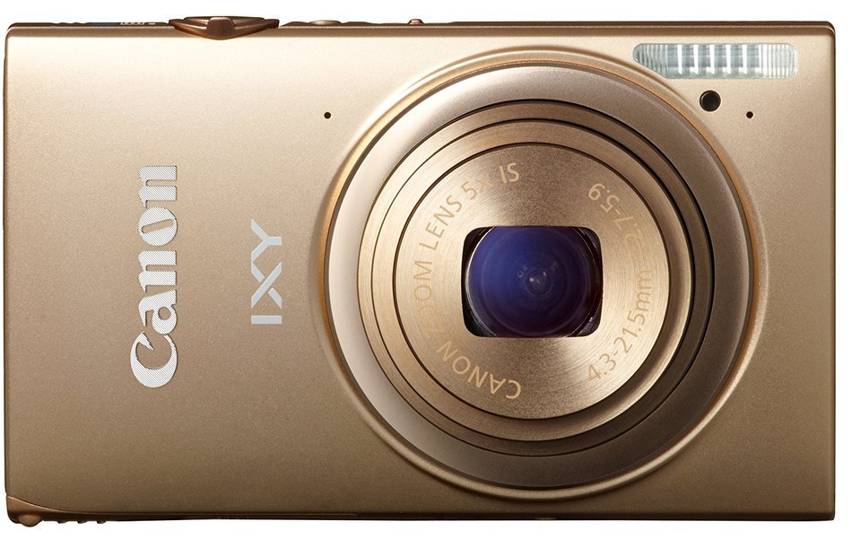 Canon Digital Camera IXY 430F 16MP 5x Optical Zoom Wi-Fi IXY430F(Gold) - International Version N9