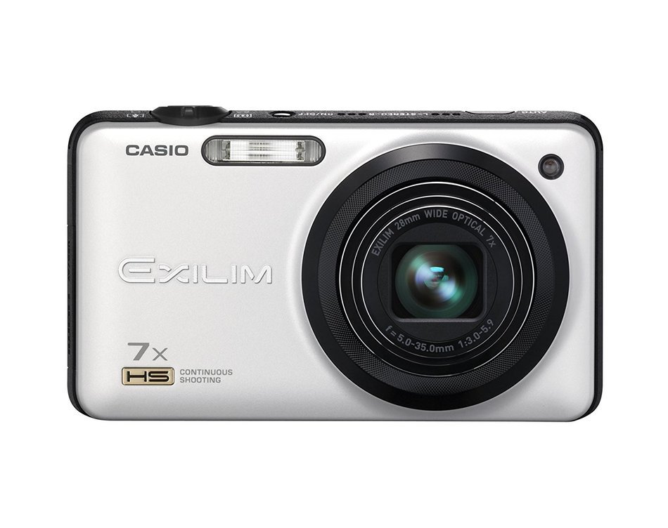 Casio High Speed Exilim Ex-zr15we Digital Camera White N2