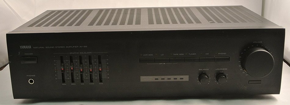 YAMAHA Natural Sound AV-65 Integrated AMP Amplifier with EQ + Phono Input - Integrad N2