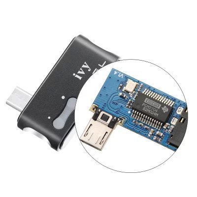 SMSL IVY USB DAC Digital Decoder 48kHz/16bit Headphone Amplifier for Android Mobile Phone