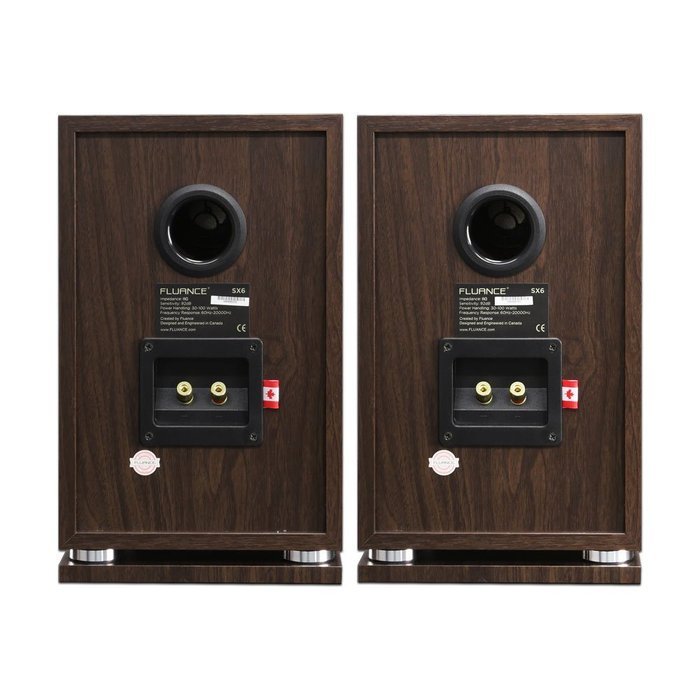 Fluance SX6 High Definition Two-way Bookshelf Loudspeakers N3