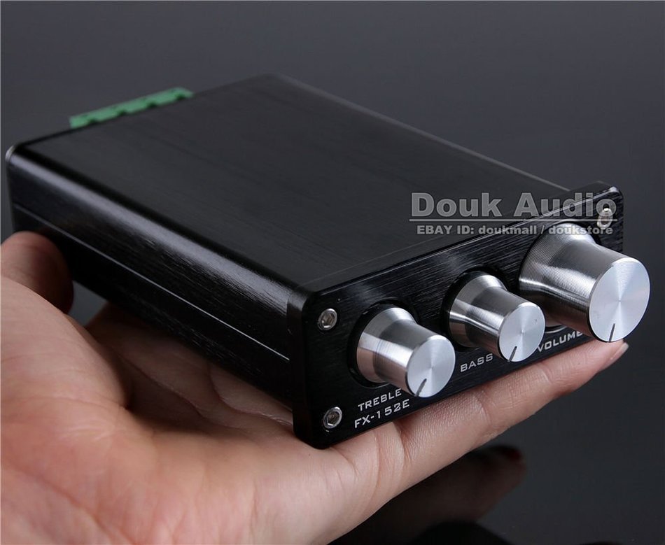 Mini TA2024 Digital Amplifier XR1075BBE Tone Control Treble& Bass HiFi Audio Amp N3