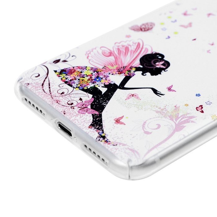 iPhone 7 Case (4.7 inch) Cute Digital Print Colorful Hard PC Back Shell Bumper Ultra Thin Slim Fit Clear Full... N29