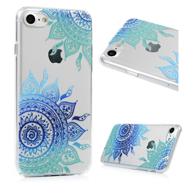 iPhone 7 Case (4.7 inch) Cute Digital Print Colorful Hard PC Back Shell Bumper Ultra Thin Slim Fit Clear Full... N30