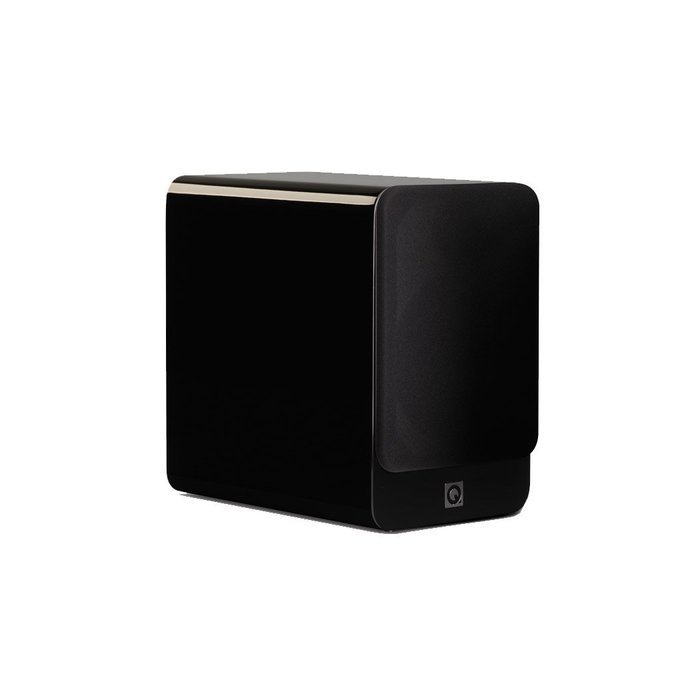 Q Acoustics Concept 20 Gloss Black Bookshelf Speakers with QED Silver Anniversary XT Speaker Cable Pair 6.5 Feet... N4