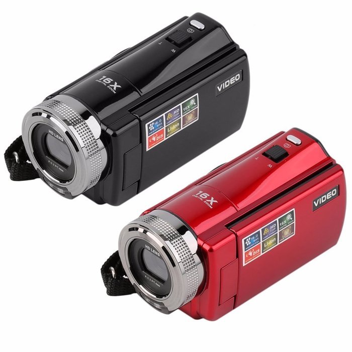 COMI HD 720p Camcorder Max.16MP 2.7 Inch Screen DIS Face Capture 16x Digital Zoom Li-Ion Battery Digital Video... N2