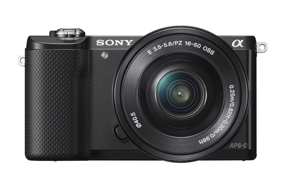 Sony Alpha a5000 Mirrorless Digital Camera with 16-50mm OSS Lens (White)