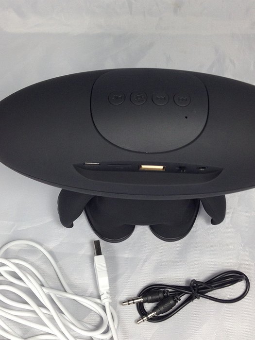 Portable Alien Bluetooth Speaker Color: BLACK