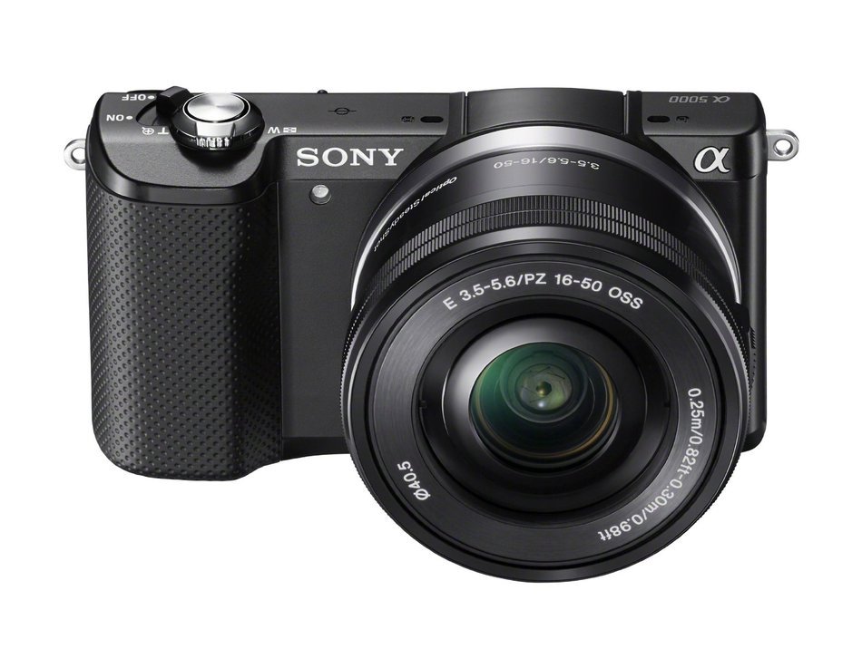 Sony Alpha a5000 Mirrorless Digital Camera with 16-50mm OSS Lens (White) N2