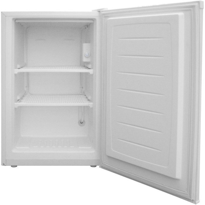 Magic Chef 3.0 cu ft Upright Freezer, White, Flush-back design saves space in your home or office N2