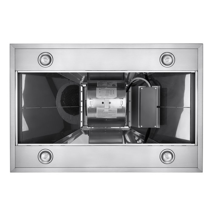 AKDY&reg; 30"/36"/42"/48" Island Mount Stainless Steel Dual LED Display Touch Control Panel Kitchen Range Hood w/... N8