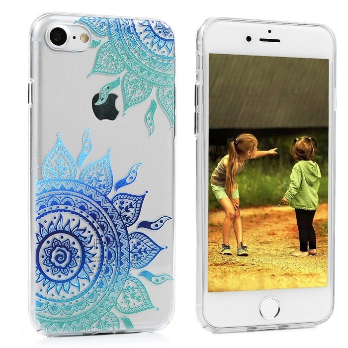 iPhone 7 Case (4.7 inch) Cute Digital Print Colorful Hard PC Back Shell Bumper Ultra Thin Slim Fit Clear Full... N41