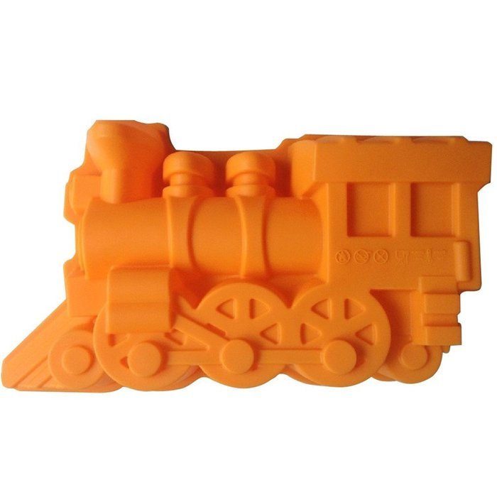 FLY Train Shape Big Silicone Cake Mold Fondant Bakeware Craft Molds For Baking N8