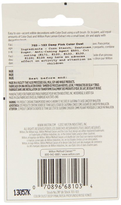 Wilton 703-103 Color Dust, Pink N2