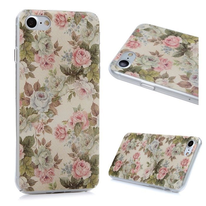iPhone 7 Case (4.7 inch) Cute Digital Print Colorful Hard PC Back Shell Bumper Ultra Thin Slim Fit Clear Full... N43