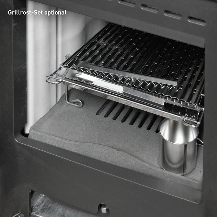 Wood Burning Cook Stove La Nordica "America Black" Cooking Stove Range