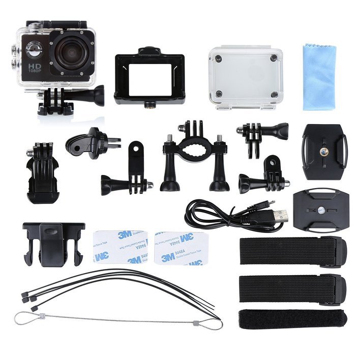 CCbetter Sports Action Camera CS710 12MP 1080P 120 Degree Wide-angle Lens Waterproof Diving Video DVR N3