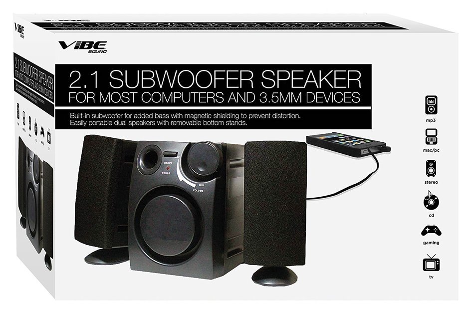 VIBE VS-521-SW Subwoofer Speaker System (Black)