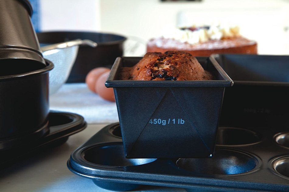 1lb 15cm x 9cm Non-stick Box Sided Loaf Pan N2