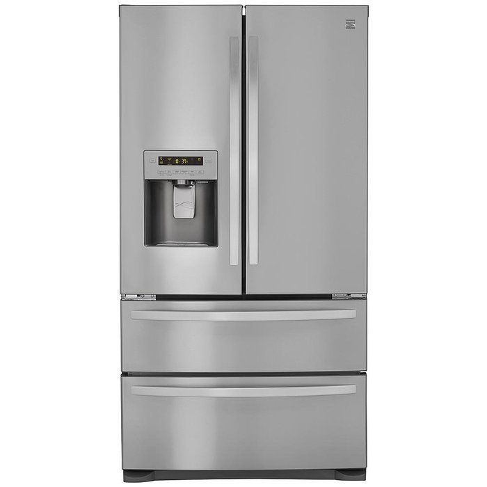 Kenmore 72495 26.7 cu. ft. 4-Door French Door Refrigerator w/Dual Freezer Drawers &ndash; Active Finish N5