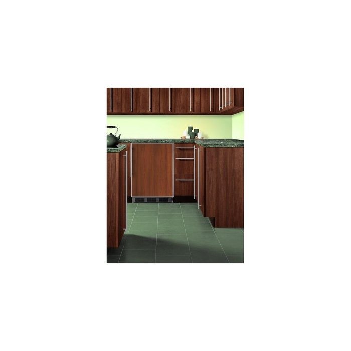 Summit AL652BBIIF 24" ADA Compliant Top Freezer Refrigerator with 5.1 Cu.Ft. Black Cabinet Cycle Defrost Dual... N2