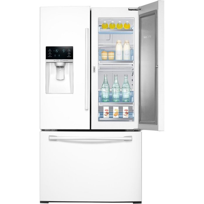 Samsung RF28HDEDPWW 27.8 Cu. Ft. White French Door Refrigerator N6