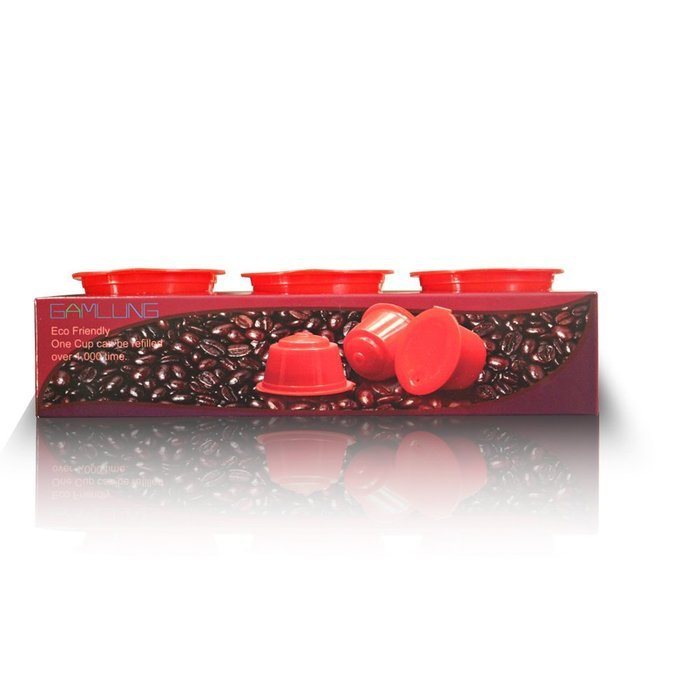 Gamlung Refillable Nescaf&eacute; Dolce Gusto Capsule pack of 3 USE 1000TIMES N8
