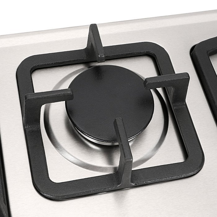 28 in Silver Stainless Steel 3 Burner Built-In Stove NG Gas Cooktop Cooker 8350W N6