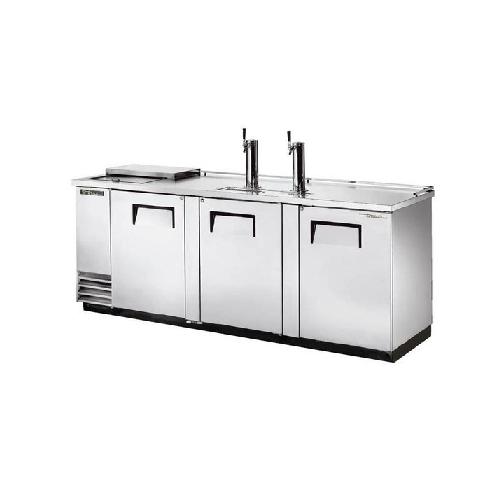 True S/S Club Top Direct Draw Beer Dispenser f/ 4 Half Barrels